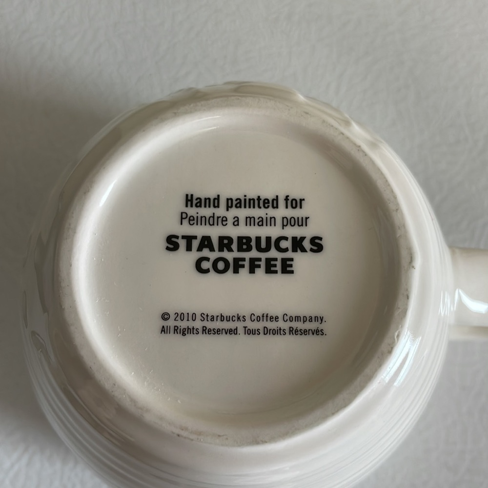 Starbucks Vintage White And Red Mug. Excellent Condition. - Picture 6 of 7